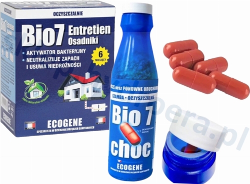 ZESTAW BAKTERIE PREPARAT DO SZAMBA OCZYSZCZALNI BIO7 +STARTER