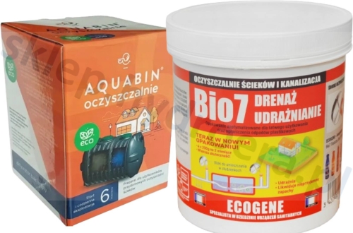 Zestaw Preparat Udrażnianie do Oczyszczalni Szamba Bakterie Drenaż