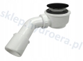 SYFON DO BRODZIKA FI 50MM CZYSZCZONY OD GÓRY GRZYBEK CHROM I CZARNY MAT 2613