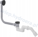 Deante Syfon do wanny click-clack Prizma czarna nero NHC N57B