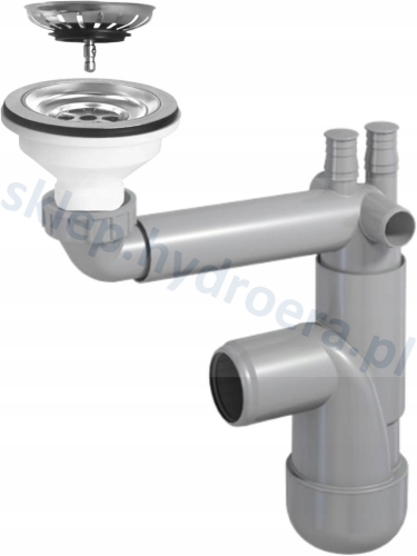 Prevex syfon zlewozmywakowy pojedynczy 3,5"
