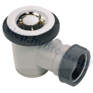 WIRQUIN SYFON BRODZIKOWY TOURBILLON FI 50 MM CZYSZCZONY OD GÓRY, CHROM