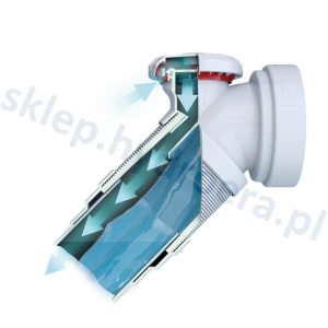 KOLANO WC Z NAPOWIETRZANIEM AIR blokada zapachów