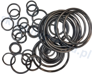 ZESTAW USZCZELEK TYPU O-RING - 80 SZTUK ORINGI GUMOWE MAŁE