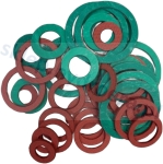 ZESTAW USZCZELEK FIBROWYCH BLISTER 40 ELEMENTÓW mix