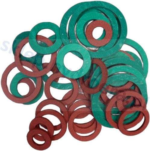 ZESTAW USZCZELEK FIBROWYCH BLISTER 40 ELEMENTÓW mix