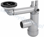 SYFON ZLEWU PREVEX  SITKO 115 MM CZARNE