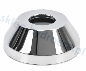 Rozeta Rozetka fi 27 mm Maskująca 3/4" Chrom do Baterii stożkowa