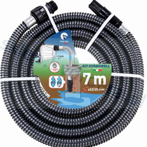 WĄŻ RURA SSĄCA DO POMP HYDROFORÓW OGRODU  Z FILTREM 1" WŁOSKA