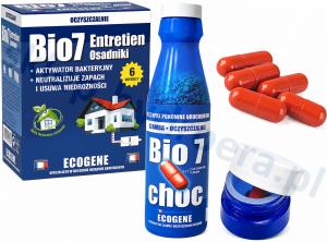 ZESTAW BAKTERIE PREPARAT DO SZAMBA OCZYSZCZALNI BIO7 +STARTER