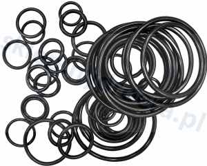 ZESTAW USZCZELEK TYPU O-RING - 80 SZTUK ORINGI GUMOWE MAŁE