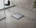 Wpust kanalizacyjny kratka ściekowa 10x10 fi 50 mm pod płytkę