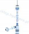 Syfon z sitkiem butelkowy biały do umywalki 1"1/4 x 32 mm