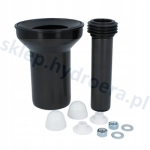 Zestaw rura do spłuczek podtynkowych krótki