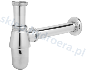 Syfon butelkowy do umywalki chrom  fi 32 mm