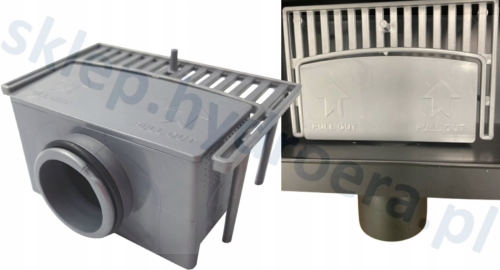 Syfon sitko do odpływu liniowego odwodnienia 