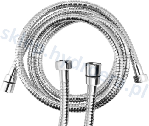 Wąż prysznicowy do baterii łazienkowych rozciągany 150-200cm chrom 2510