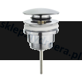 Syfon umywalkowy bez spustu NEO 32mm WIRQUIN + korek klik klak uniwersalny