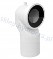 Kolano fajkowe rura złącze do kanalizacji   WC cofnięta fi 110 mm
