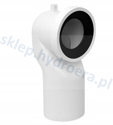 Kolano fajkowe rura złącze do kanalizacji   WC cofnięta fi 110 mm