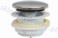 Korek klik klak chrom fi 65 mm do wanny/brodzika WIRQUIN