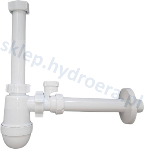 Syfon do umywalki z zaworem napowietrzającym przeciw nieprzyjemnym zapachom