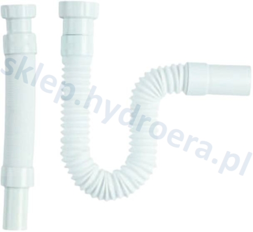 Syfon do zlewu kuchennego elastyczny rozciągany regulowany 1"1/2 x 40mm