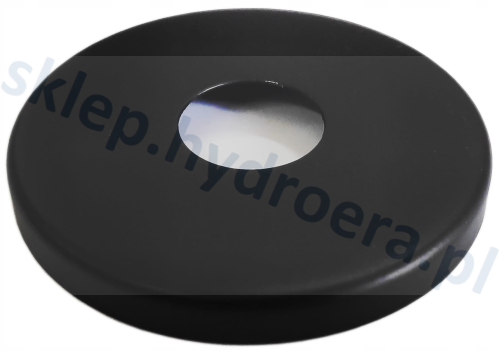 Rozeta płaska  3/4" 8 x 70 mm czarna Tycner 2528 