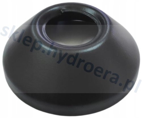 Rozetka Stożkowa 3/4"  Czarna 70 mm x 25 mm Metalowa Nakręcana AB18-16078  TYCNER