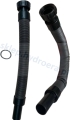 SYFON DO UMYWALKI ZŁĄCZKA MONTAŻOWA CZARNA ELASTYCZNA 28 CM-100 CM