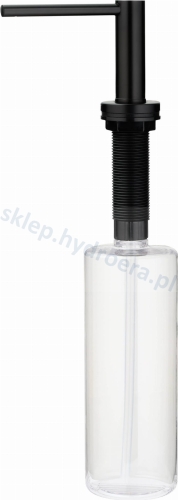 DOZOWNIK PŁYNU DO MYCIA NACZYŃ CZARNY METALOWY 500ML DEANTE ASTER