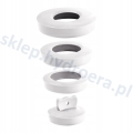 Korek uniwersalny 36-58mm Biały DO WANNY ZLEWU BRODZIKA UMYWALKI BIDETU