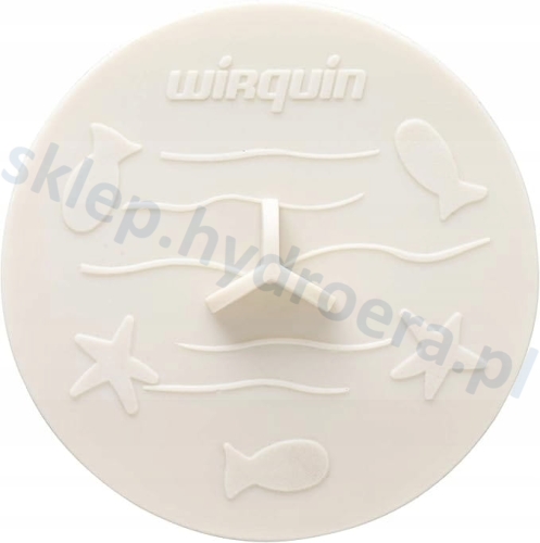 Korek uniwersalny fi 105mm FRISBY WIRQUIN BRODZIKA WANNY biały