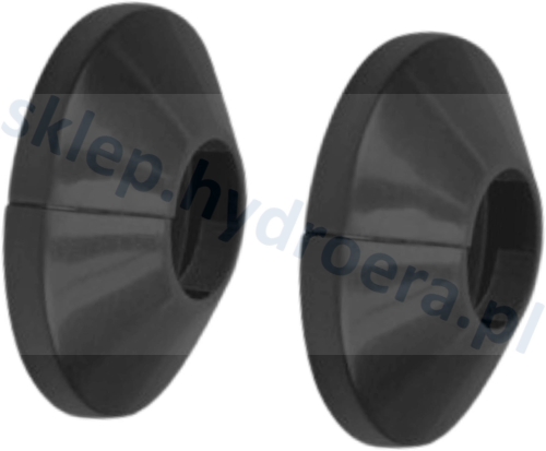 Rozeta Rozetka Rozetki maskująca Czarna fi 22 mm 2 sztuki