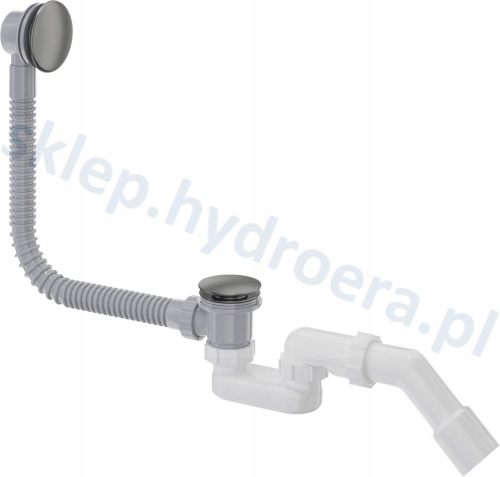 DEANTE NHC D57B SYFON WANNOWY KLIK-KLAK/ TITANIUM/ SYSTEM Easy-clean