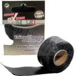 Taśma silikonowa naprawcza ATMOS czarna 25 mm x 3 m do RUR WĘZY PRZEWODÓW 